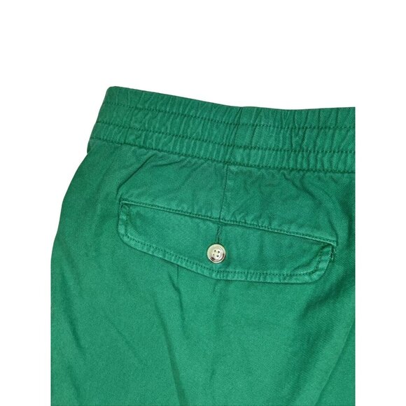 Polo Ralph Lauren XL Classic Fit 5" Prepster Elastic Waist Chino Shorts Green - Picture 8 of 9